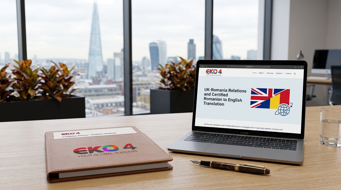UK-Romania Relations and Certified Romanian to English Translation
