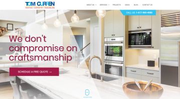 High-end property remodelling and refurbishing website